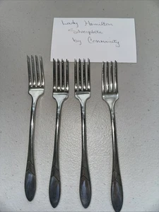 Oneida Community Lady Hamilton Tafelgabeln - Bild 1 von 4