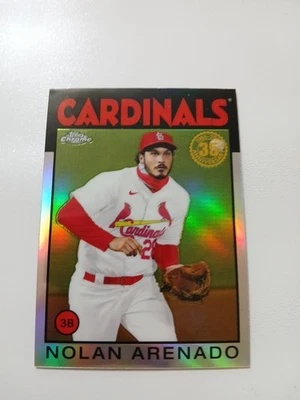 2021 Topps Chrome - 1986 Topps Baseball #86BC-5 Nolan Arenado - Image 1 of 2