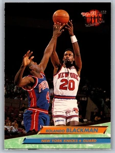 1992-93 Fleer Ultra #319 Rolando Blackman New York Knicks NBA Basketball Card - Picture 1 of 2
