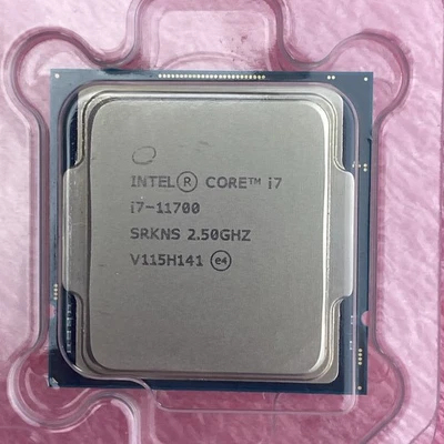 Intel 8 Core i7-11700 CPU Processor 2.50GHz FCLGA1200 SRKNS - Image 1 of 4