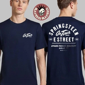 Camiseta unisex de dos caras Bruce Springsteen Lille Francia 24 de mayo de 2025 Tour - Imagen 1 de 7