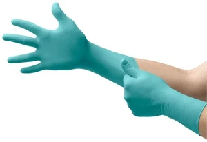 Microflex N89 Große Einweg-Nitrilhandschuhe mit rauer Oberfläche & puderfreiem Fo... - Bild 1 von 4