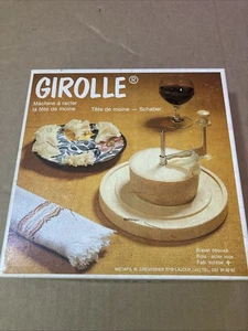 Vtg GIROLLE Cheese Curler Shaver Cutter Rotary Tete de Moine Charcuterie France - Picture 1 of 11