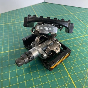 Pedali MTB Shimano PD-M505 SPD Clipless con Riflettori Piattaforme 98A 9/16-20 - Foto 1 di 9