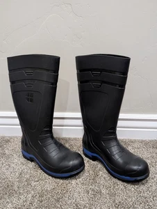 Size 7 Men's (9 W's) Shoes For Crews Sentry PRO Black Pull On Oil Resistant Boot - Picture 1 of 7