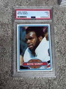 PSA 5 FOOTBALL CARD 1980 TOPPS REVIE SOREY CHICAGO BEARS - Bild 1 von 1