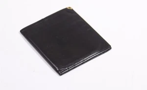 Bally Vintage Black Soft Leather Square Bifold Wallet - Picture 1 of 7