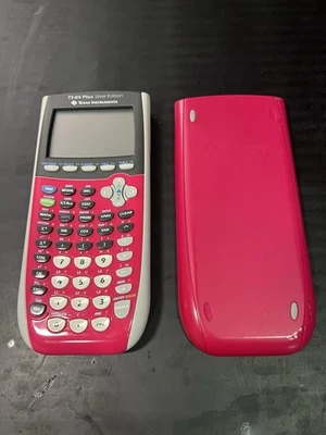 HOT PINK Texas Instruments TI-84 Plus Silver Edition Graphing Calculator - Image 1 of 4