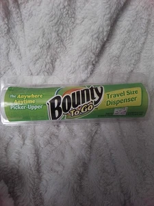 NUEVO Mini rollo de toallas de papel vintage 2003 Bounty Travel To Go SIN USAR NOS - Imagen 1 de 2