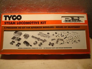 Tyco SteamLocomotiveKit 210 General LocoTender 4-4-0 7705 allparts in sealed bgs - Picture 1 of 19