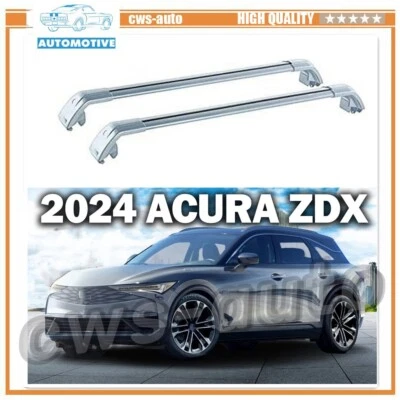 2PCS Crossbar Aluminum Fits for Acura ZDX 2024 Aluminum Cross Bar Roof Rack Foto 1 de 4