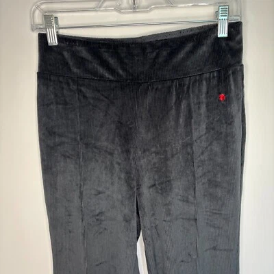 Leggings para mujer LUCKY BRAND M negros acanalados elásticos bordados suaves Foto 1 de 4