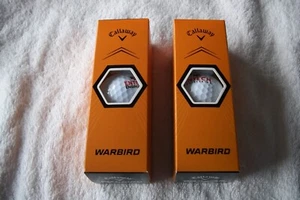 New Callaway Warbird Golf Balls White Long Distance logo 2 sleeves- 6 golf balls - Picture 1 of 3