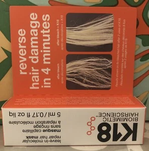 **NEW** K18 Leave-In Molecular Repair Hair Mask 0.17 Oz / 5 ml - Picture 1 of 2