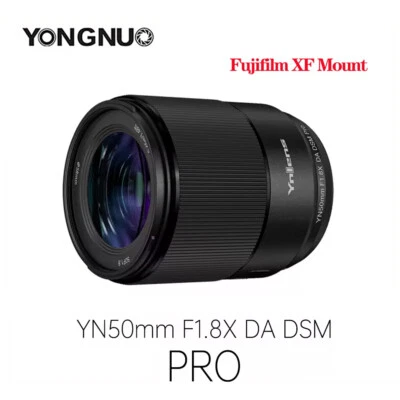YONGNUO YN50MM F1.8X DA DSM Pro AF Auto Focus Lens for Fujifilm X-Mount Cameras - Image 1 of 4