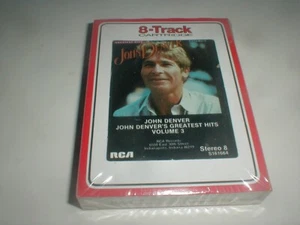John Denver GREATEST #3 RCA 8 Track Tape SEALED CLUB 1984 Country Folk Soft Rock - Picture 1 of 6