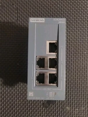 Siemens 6GK5-005-0BA00-1AB2 Scalance XB005 Industrial Ethernet Switch 24VDC - Image 1 of 4