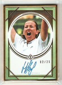 NATASHA ZVEREVA 2019 2020 TOPPS TRANSCENDENT TENNIS GOLD FRAMED AUTO CARD 02/25
