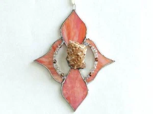 Koralle Buntglas Sonnenfänger - Bild 1 von 5