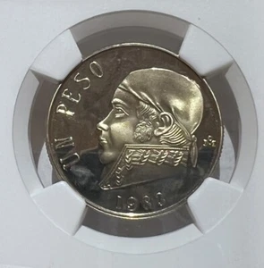 1983 MEXICO PESO  PROOF NGC PF67 CAMEO - Picture 1 of 3