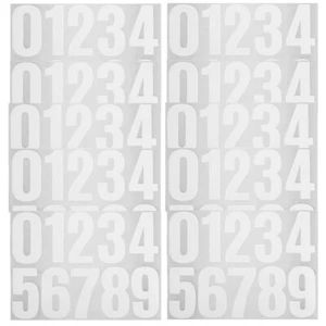 10 Sheets Sticker Label Bin Number Stickers Adhesive Door Numbers - Picture 1 of 12
