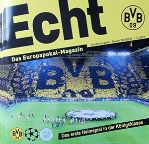 2024 BORUSSIA DORTMUND v CELTIC SCOTLAND CHAMPIONS LEAGUE PROGRAMME FROM GROUND - Picture 1 of 2