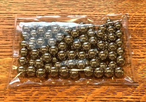 100 qty 7/16" Steel Slingshot Wrist Rocket Steel Balls Ammo - Hunting Target - Picture 1 of 1