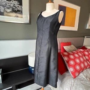 # Balenciaga Black Minimalist Vintage Dress Bow Accent Sz 40 or Medium - Picture 1 of 11