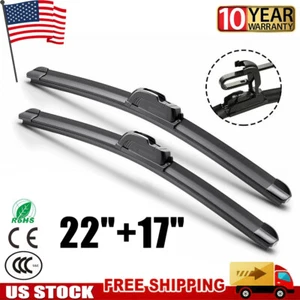 Limpiaparabrisas delantero 22"+17" calidad premium para todas las estaciones (juego de 2) - Imagen 1 de 12