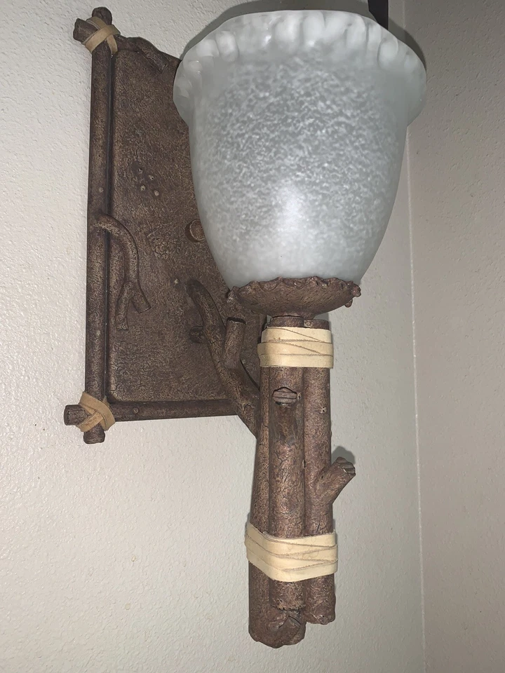 Troy Lighting B8731HK 1 Light Wall Sconce Hickory Finish Cheyenne Collection - Image 1 of 4