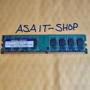 T800UB2GV 2GB PC2-6400 DDR2-800 SUPERTALENT - Picture 1 of 1