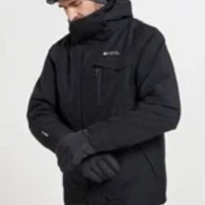 NWT Mountain Warehouse Men's Black Comet III Ski Snow Coat Size L - Picture 1 of 10