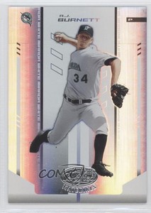 2004 Leaf Certified Materials White Mirror /100 AJ Burnett #1