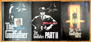 The Godfather 3 Series Official Movie PROGRAMS SET OF 3 FILMS Japan Coppola - Picture 1 of 11