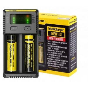Nitecore I2 caricabatterie professionale per batterie Litio IMR LiFePo Ni-MH/N*
