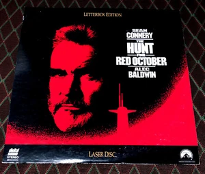 Laserdisc: The Hunt For Red October (1990) Letterbox Format - Sean Connery - Picture 1 of 4