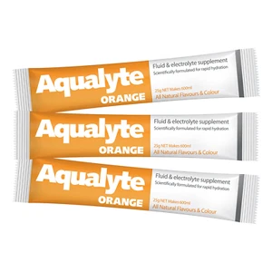 Aqualyte Electrolyte Drink Orange 25g Sachets Box of 50 | Rapid Hydration AU - Picture 1 of 1