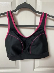 WingsLove Women's Sports Bra High Impact Full Coverage Non-Padded Wirefree 34DD - Picture 1 of 12