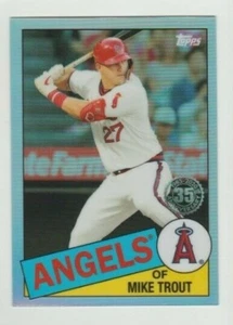 MIKE TROUT 2020 TOPPS CHROME 1985 INSERT #85TC-1 ANGELS⚾⚾⚾ - Picture 1 of 1