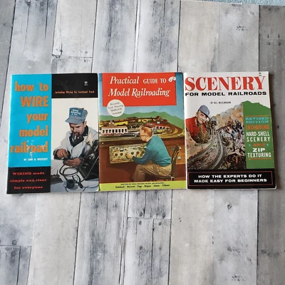 Lot of 3 Vintage Train Model Railroader Enthusiast Paperback Books - Image 1 of 4
