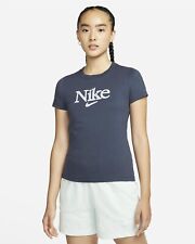NIKE Plus Size Cotton Graphic T-Shirt Thunder Blue 1X