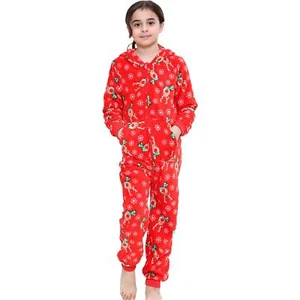 Kids Girls Boys Reindeer Rudolph Xmas Costume Extra Soft A2Z Onesie One Piece - Picture 1 of 6