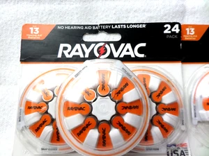 RAYOVAC 48 Total  Size 13 Hearing Aid Batteries - Expiration Date:11/23, 12/24 - Picture 1 of 4