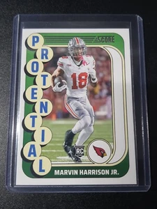 Marvin Harrison Jr. - Score Football 2024 - Arizona Cardinals - PROTENTIAL - RC - Bild 1 von 2