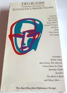 TWO ROOMS-CELEBRATING THE SONGS OF ELTON JOHN & BERNIE TAUPIN-VHS TAPE FACTORY S - Imagen 1 de 2
