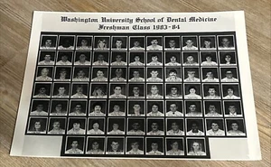 Washington University School Of Dental Medicine Freshman Class 1983-84 Photo - Picture 1 of 1
