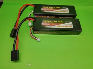 2 PACK VANT 5200mAh 2S 7.4 50C LiPo Battery FITS Traxxas REVO STAMPEDE tra2842x - Picture 1 of 1