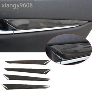 For Maserati Ghibli Quattroporte 14-22Real Carbon Fiber Interior Door Panel Trim - Picture 1 of 11