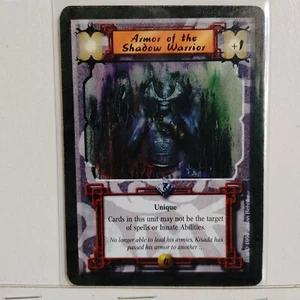 ARMOR OF THE SHADOW WARRIOR -- LEGEND 5 RINGS CCG -- CRIMSON & JADE -- NM - Picture 1 of 1