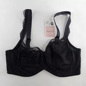 Rosa Faia Anita Selma Bra 32G Black Lace Underwire Unpadded Adjustable New - Picture 1 of 8